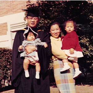 Albert Lum with family
